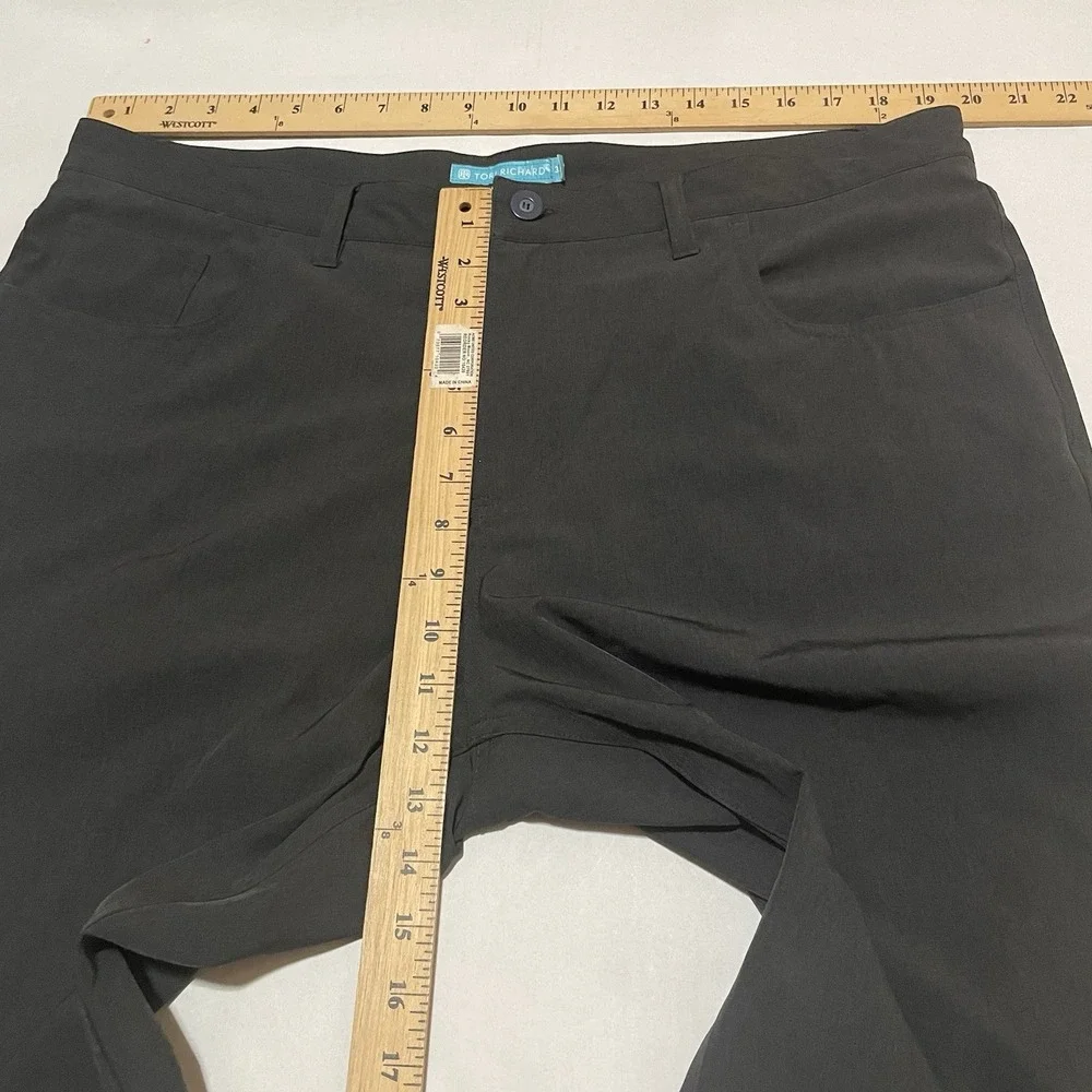 Lot Of 2 Tori Richard Pants Mens 38 X 27 Quick Dry‎ UPF Performance Golf Stretch